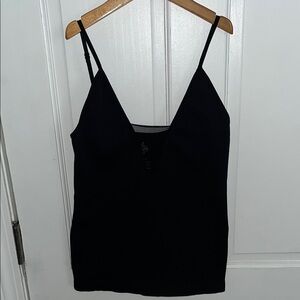 Free People Intimately Black Camisole Top Size M/L
